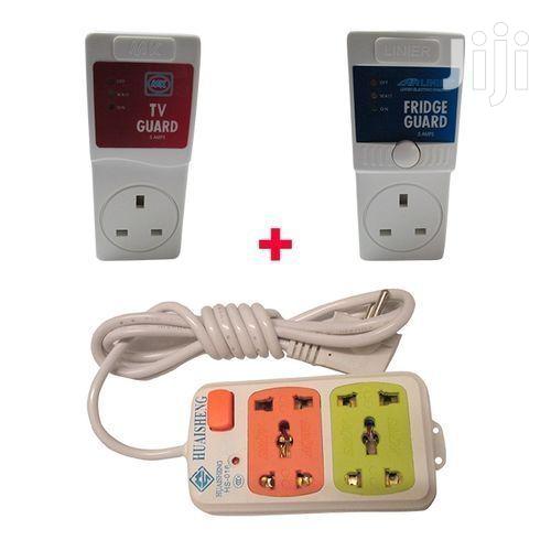 MK Voltshield TV Guard + Fridge Guard + Extension Cable - main view