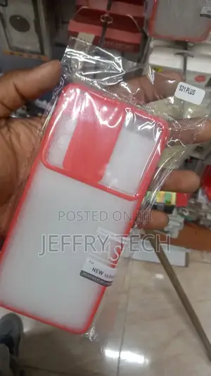 TPU Case Camshield Samsung Galaxy S21 Plus Red