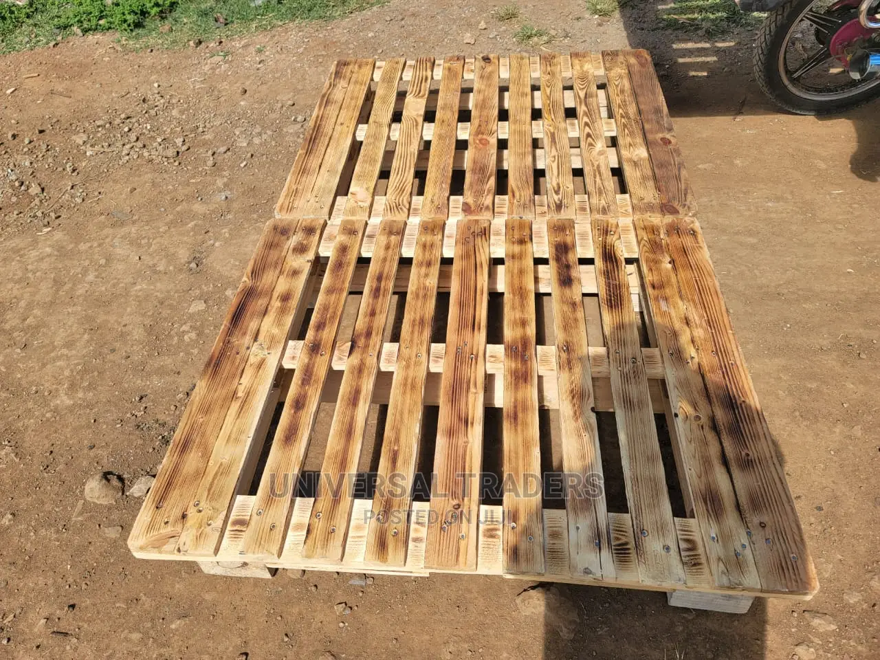 Raised 4*6 Wooden Pallet Bed - Heavy Duty Bed