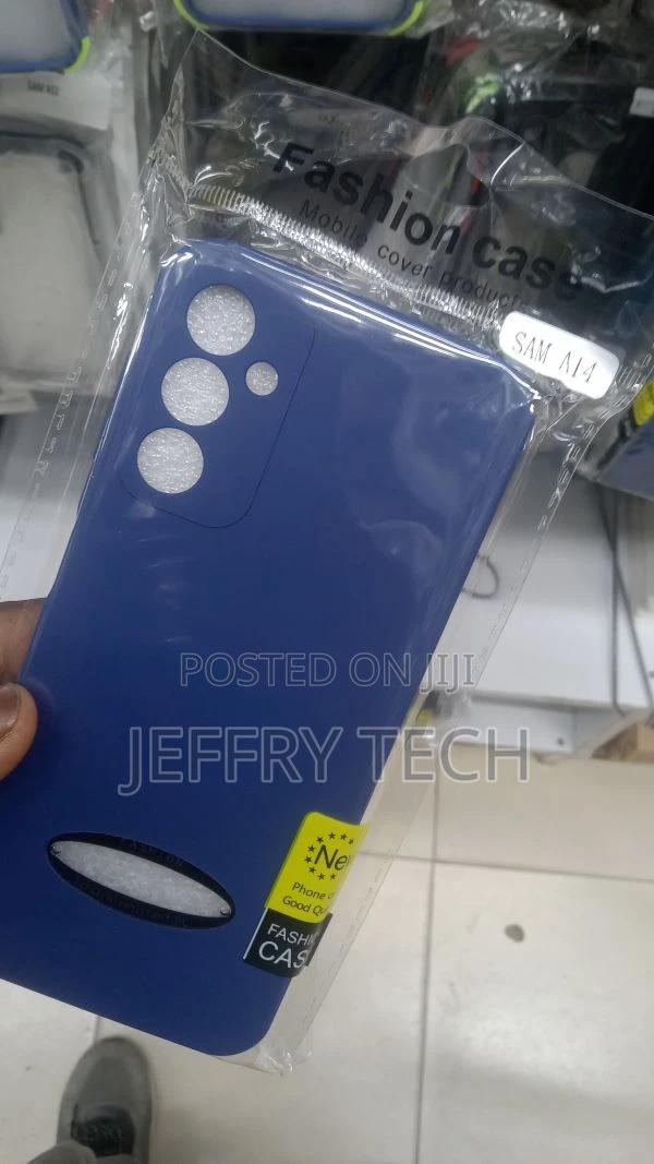 Silicone Case for Samsung Galaxy A14 5G Blue - thumbnail 2