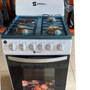 White 3+1electric Oven Sayona Standing Cooker