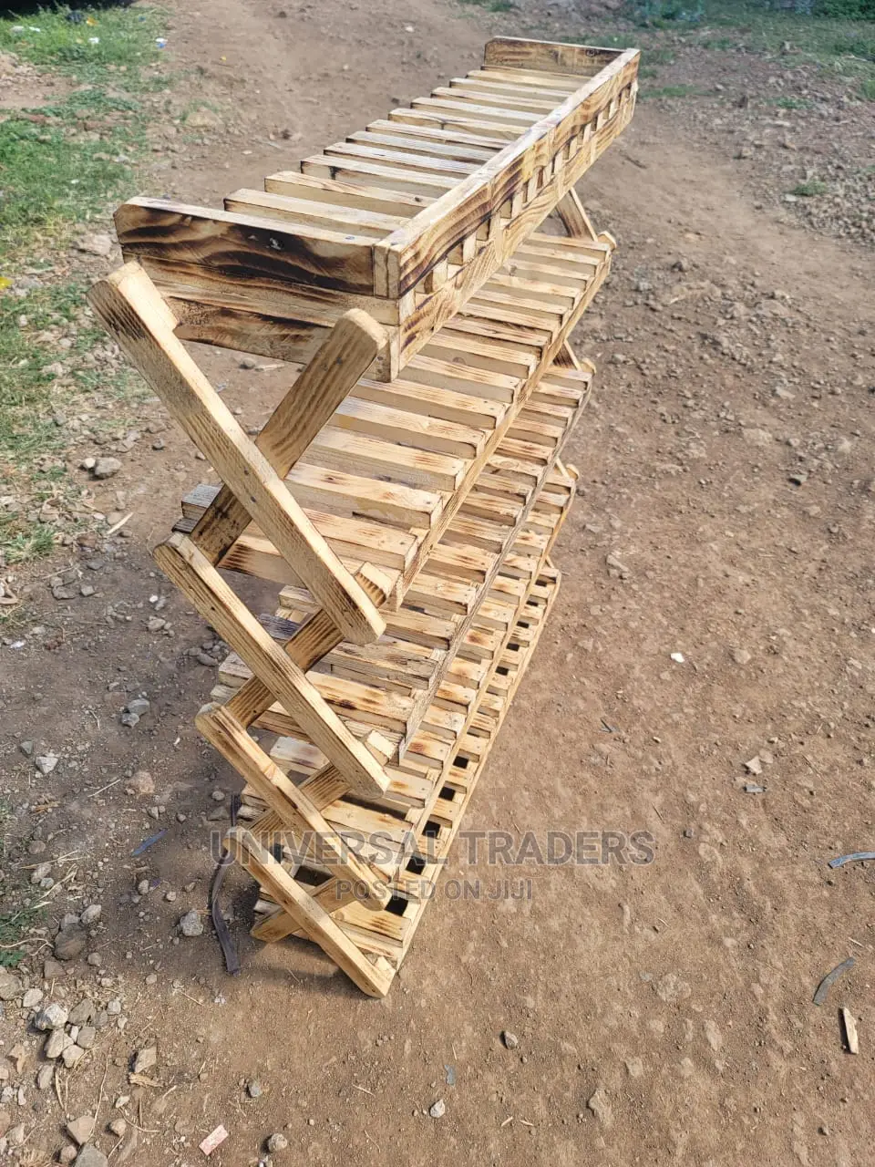 Blazed Wooden Pallet Shoe Racks
