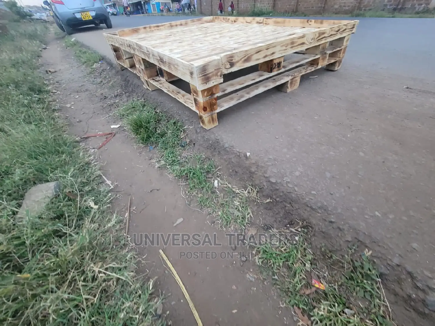 Exotic Wooden Pallet Bed - 5*6 DIY Detachable/Attachable Bed