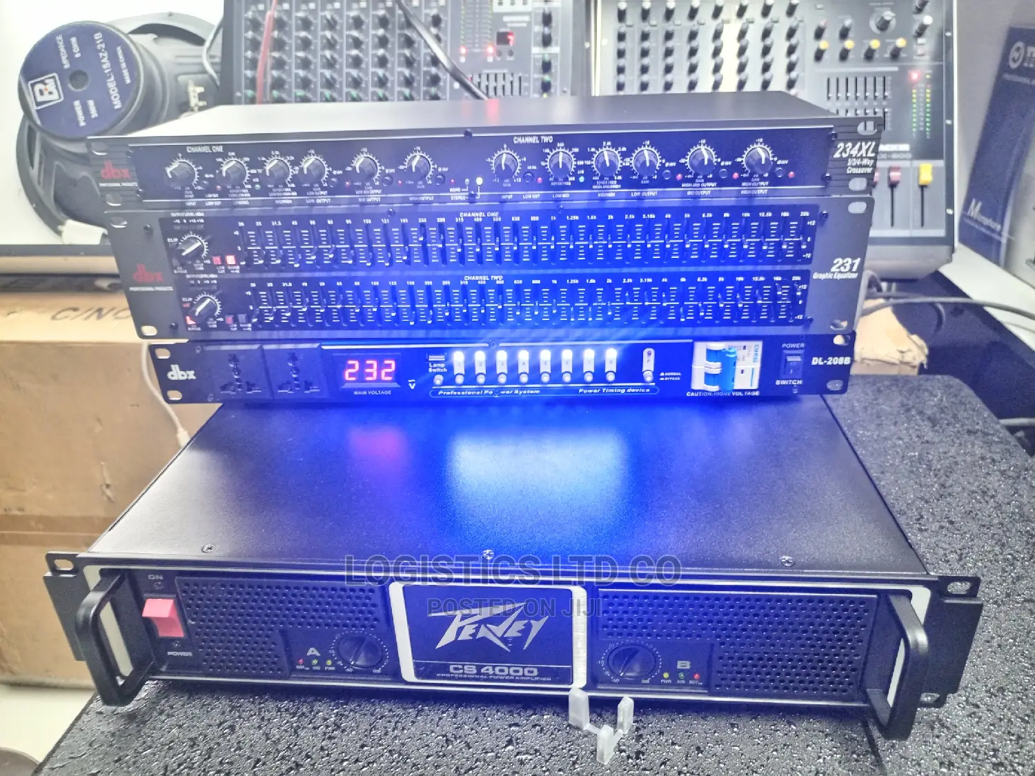 Peavey Cs4000,8mixer,Crossover,Eq Power Sequencer