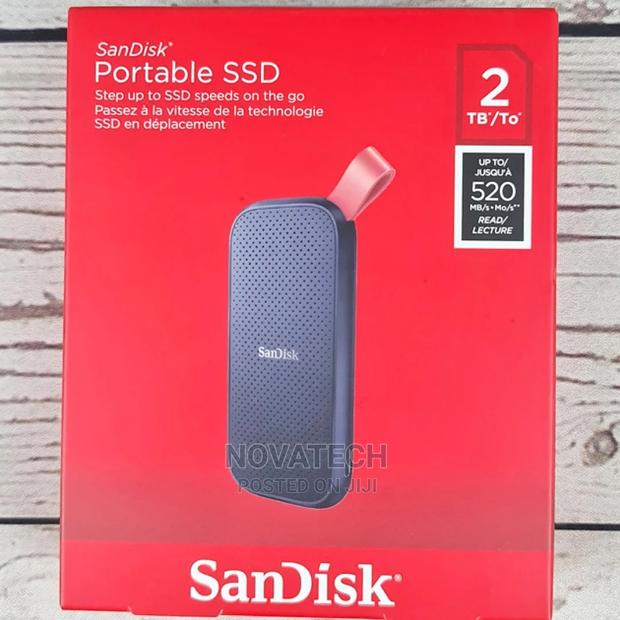 Sandisk E30 Portable External SSD 2tb - Sdssde30-2t00-G25 - main view