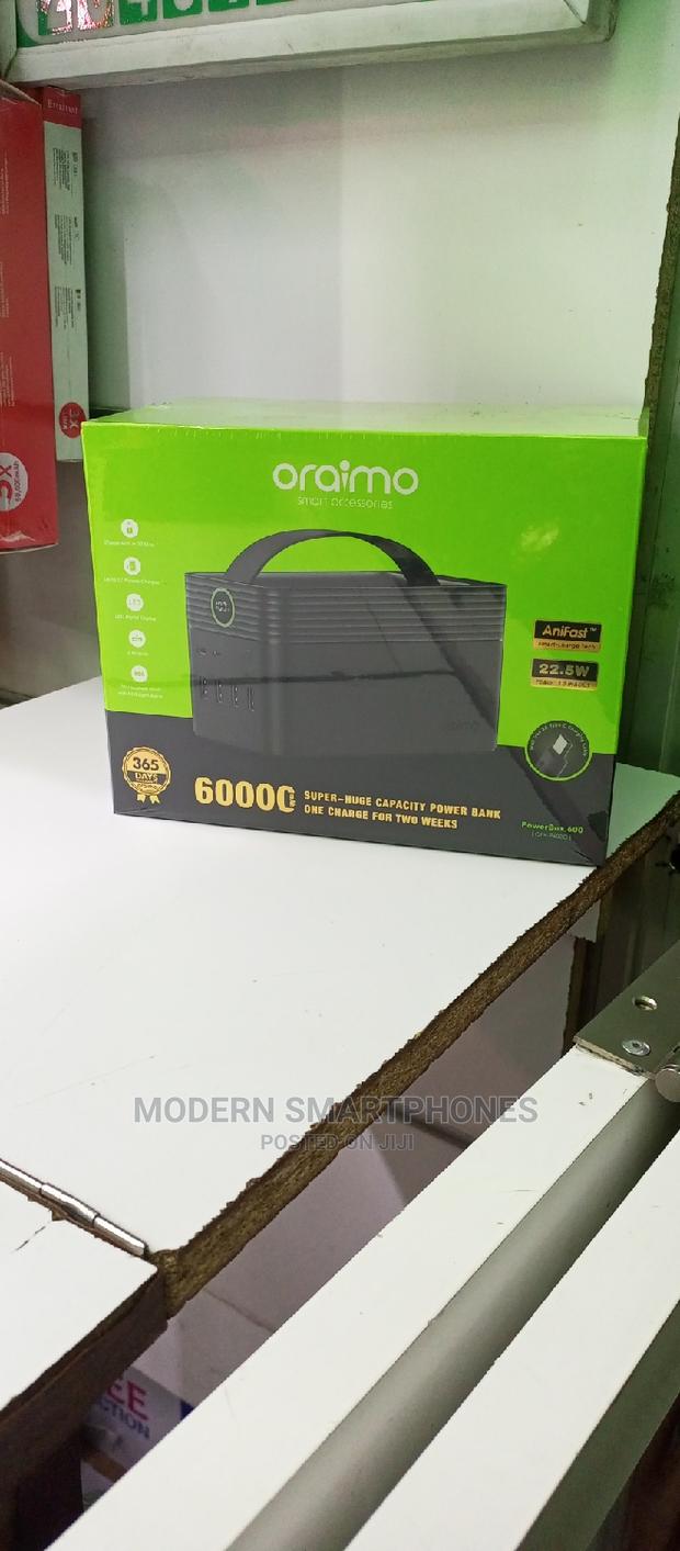 60,000 Mah Oraimo Powerbank 5 Out Put Fast Charge