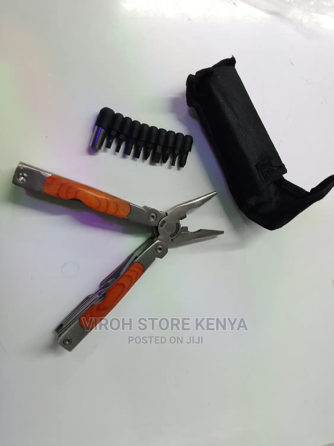 12 in 1 Pen Knife Multi-Purpose Tool With Screws and Pouch
