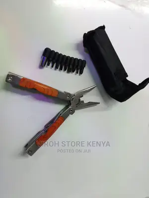 12 in 1 Pen Knife Multi-Purpose Tool With Screws and Pouch