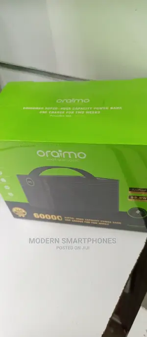 60,000 Mah Oraimo Powerbank 5 Out Put Fast Charge