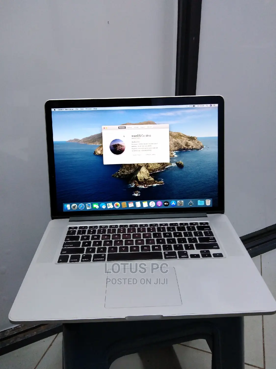 Laptop Apple MacBook Pro 2013 16GB Intel Core I7 SSD 512GB
