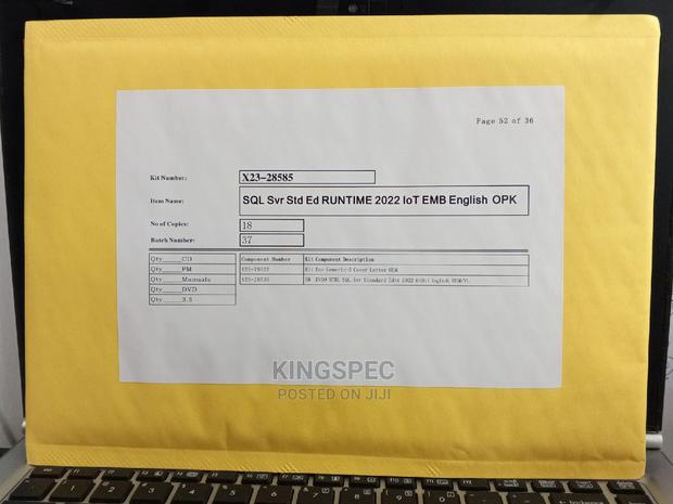 SQL Server Standard 2022 - main view