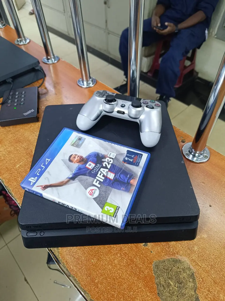 Slightly Used Slim Ps4 Plus Fifa and Its Controller