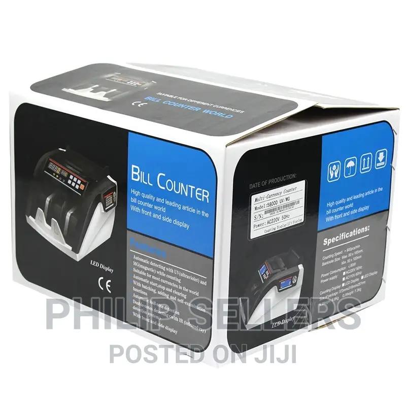 Automatic Basic Bank UV MG IR Detecting Multi-currency Cash