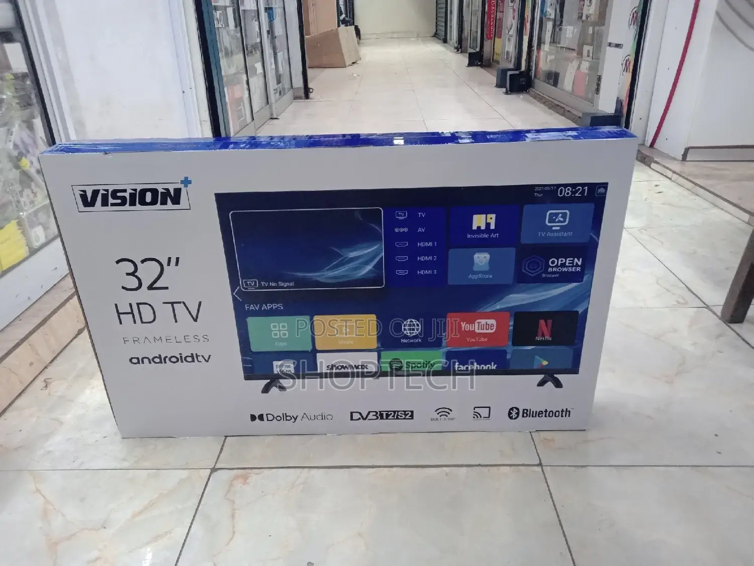 Vision 32′′Inches Frameless Smart Tv