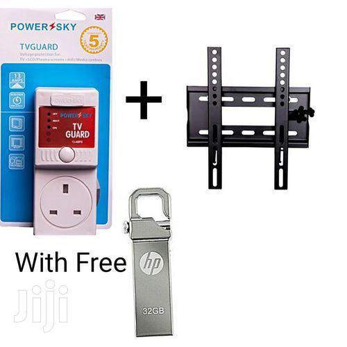 POWERSKY Tv Guard + Wall Mounting 14 - 42 TV Plus Free 32GB - main view