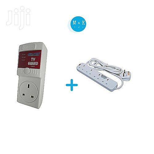 Fridge Guard Plus TV Guard With Free Heavy Duty Power 4-Way