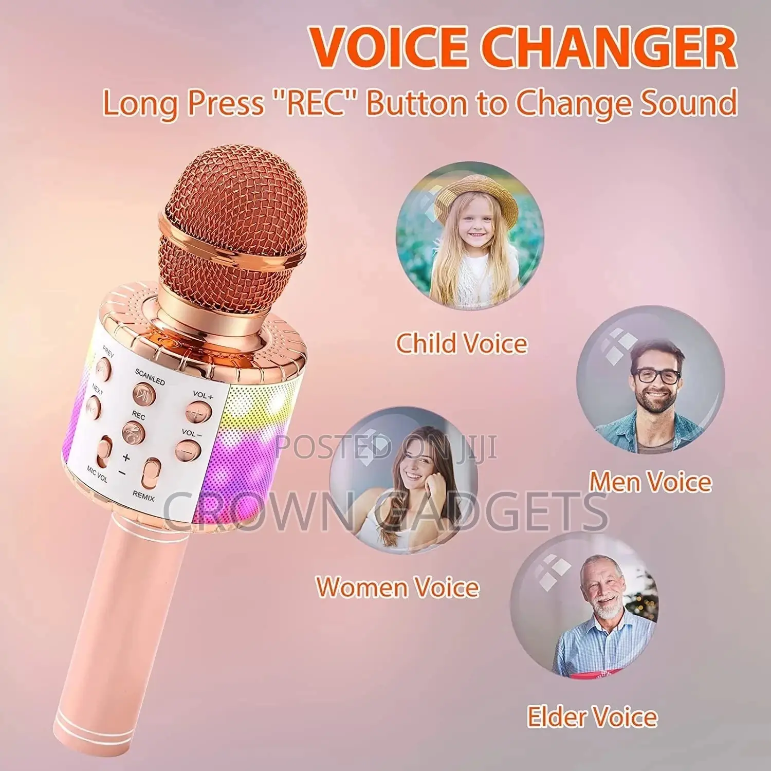 Karaoke Microphone for Kids Singing, 5 in 1