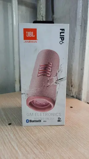 Original JBL Flip 6 Bluetooth Speaker With 30 Watts. Peach