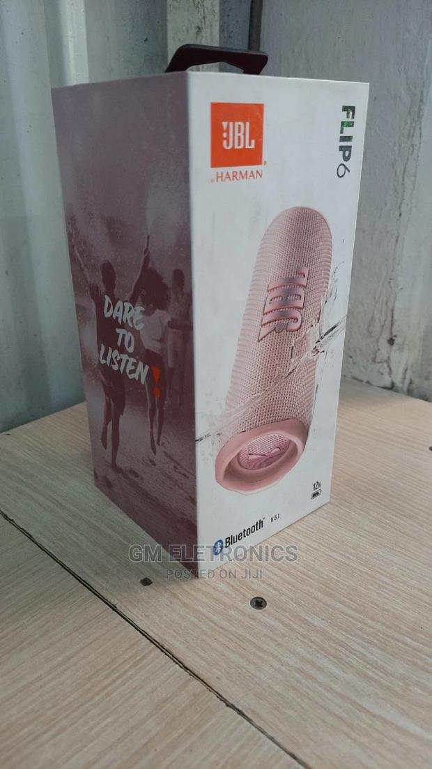 Original JBL Flip 6 Bluetooth Speaker With 30 Watts. Peach - thumbnail 2