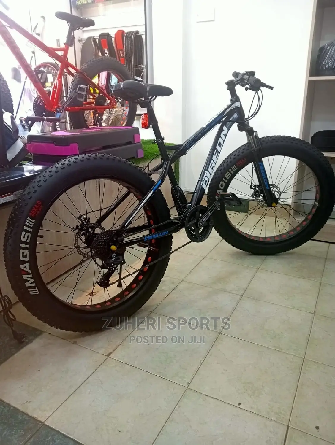 Mountain Bike Fat Bike Heavy Duty Size 26 Pigeon 10 Speed