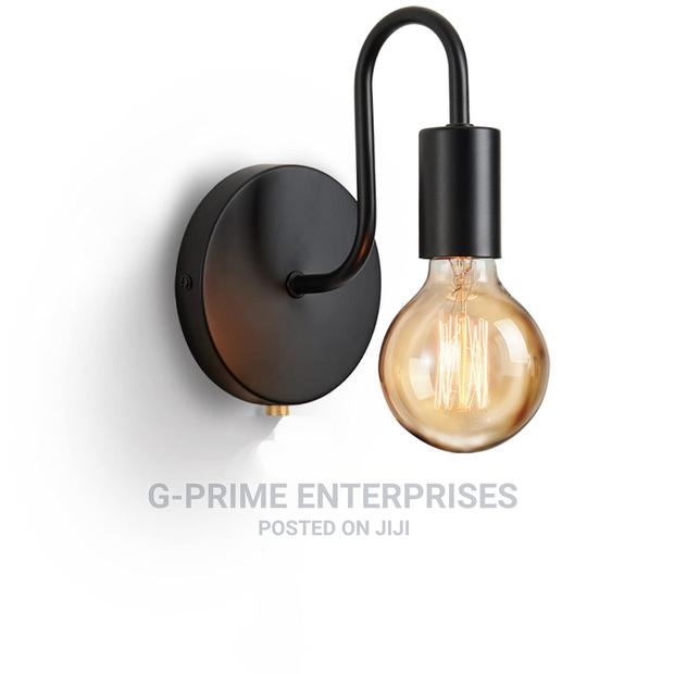 Black Lampshade Wall Light -Wall Light