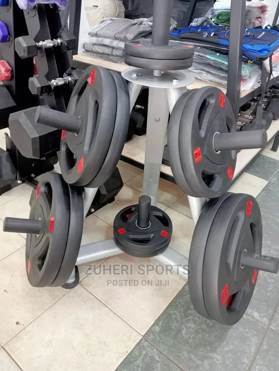Olympic Plate Rack Tree Rack Weight Rack