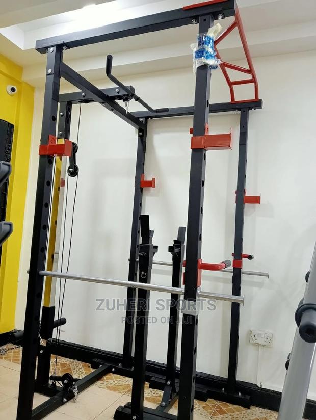 Squat Rack Power Rack Commercial - thumbnail 2