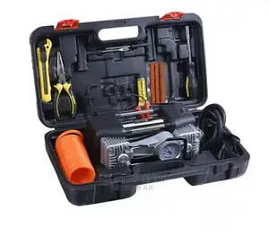 Emergency Tire Inflator With Repair Kit