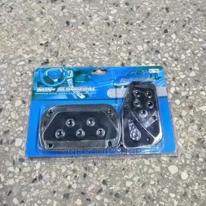 Black Universal Fit 2pc Automatic Pedal Covers