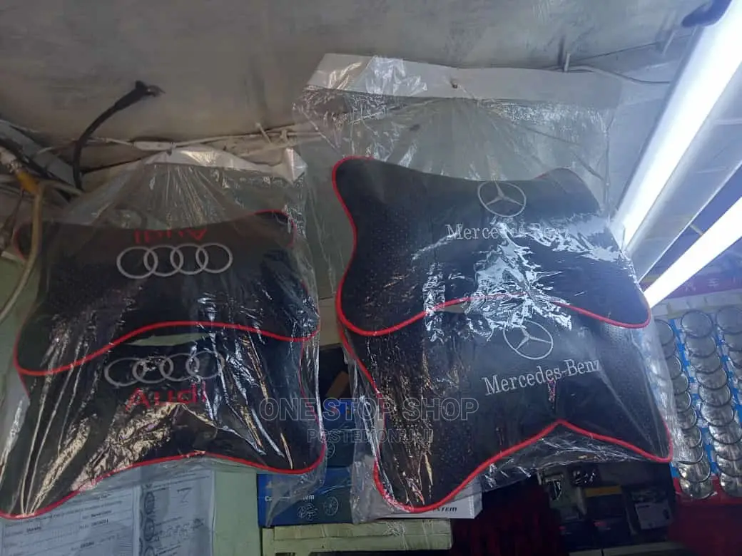 Audi and Mercedes Benz Branded 2pcs Pack Neck Pillows