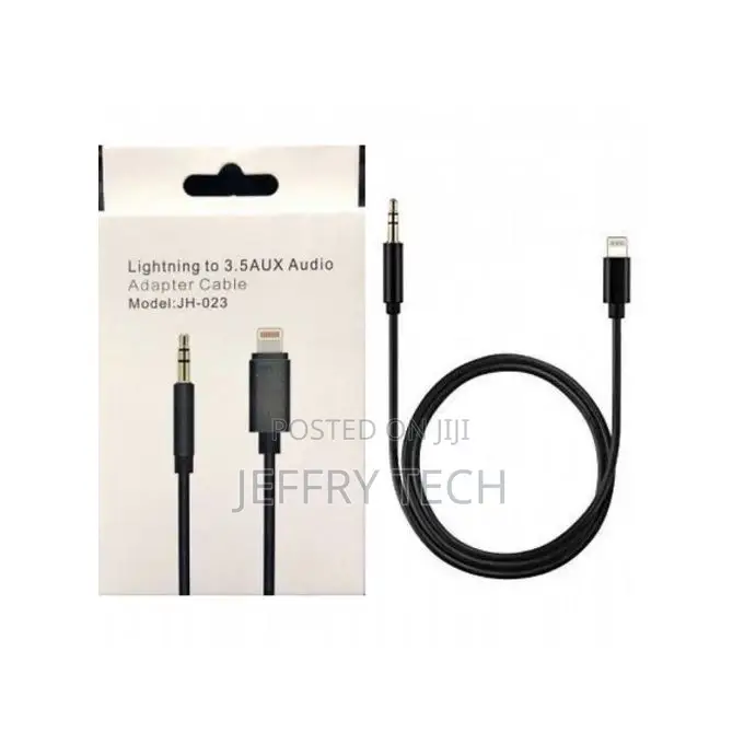 Lightning to 3.5mm Male Aux Cable Headphone Jack