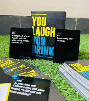 You Laugh You Drink Party Game (150 Cards)