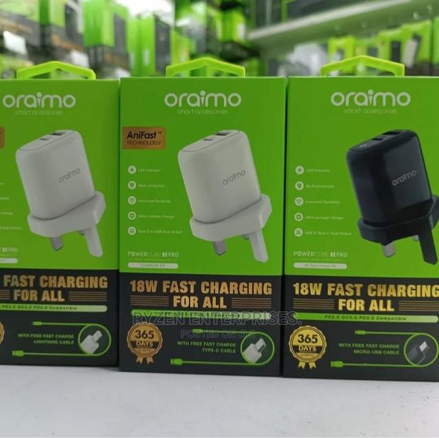 Oraimo 18w Charger - main view