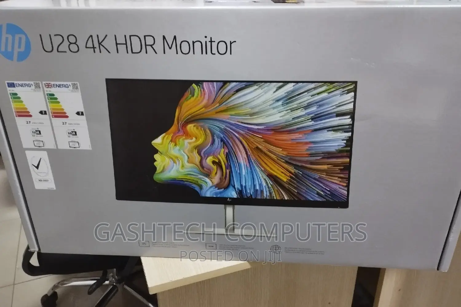 HP U28 Native Resolution UHD (3840 X 2160) Monitor