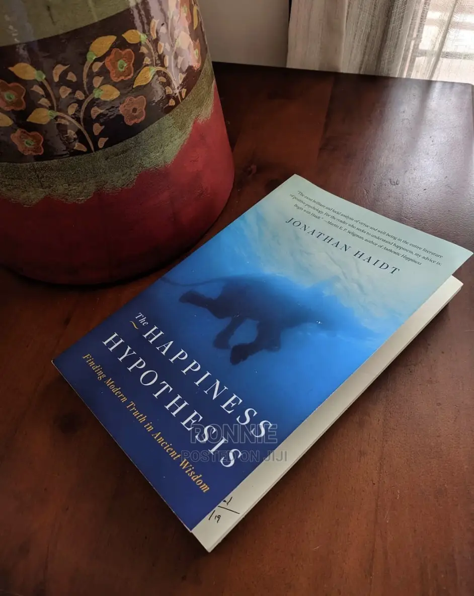 The Happiness Hypothesis Book by Jonathan Haidt