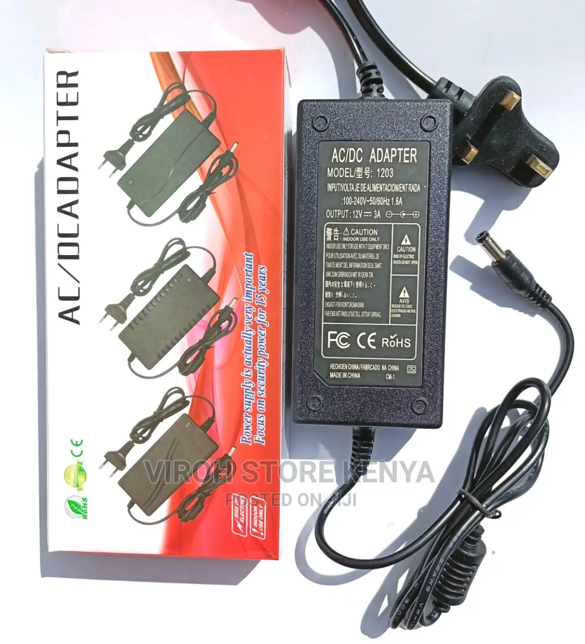 AC/DC Adapter 12V 3A Tv Adapter