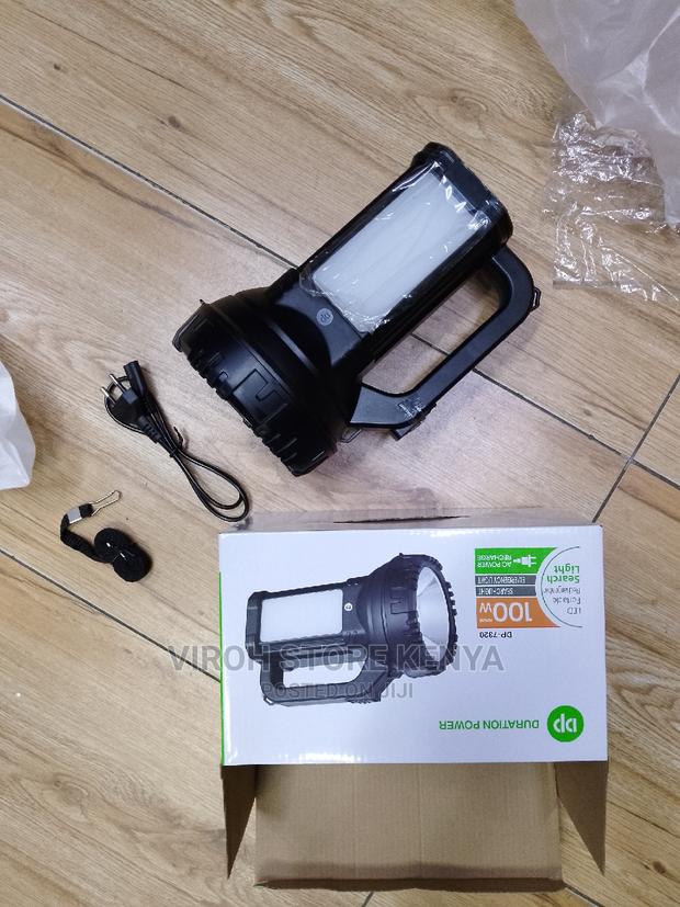 LED Rechargeable 100watts Brightest Torch Light Dp 7320 - main view