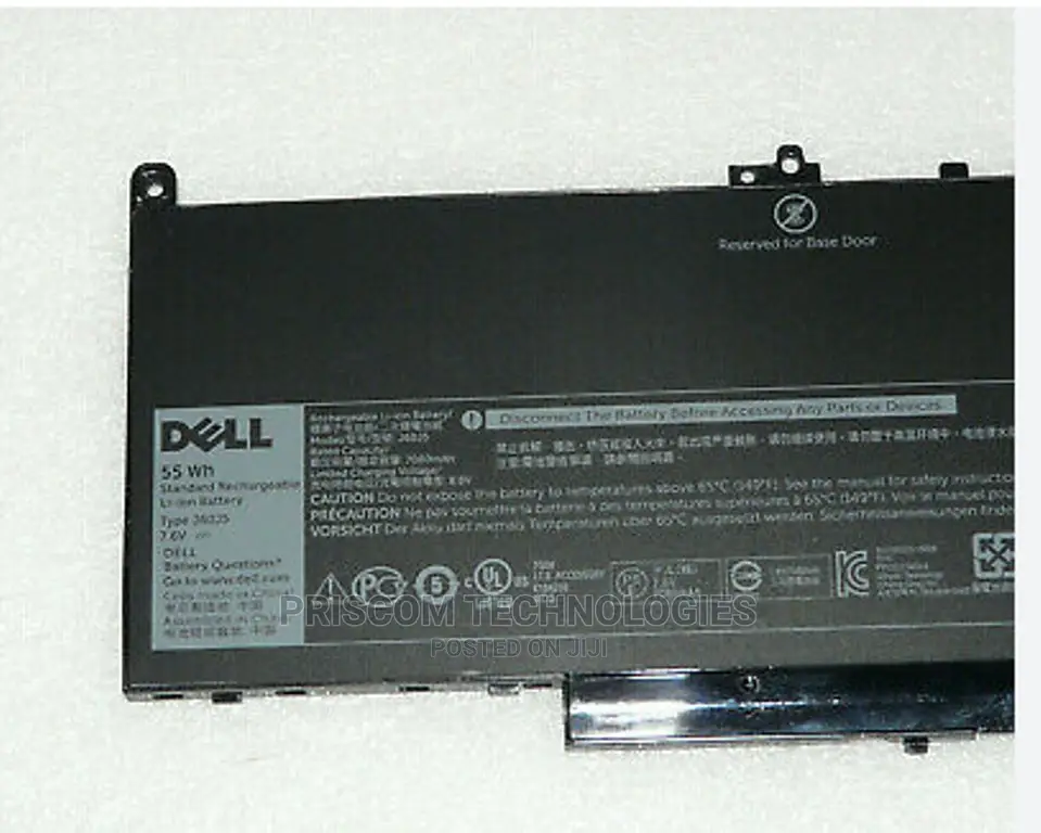 Battery for Dell Latitude E7470, E7270, 7470, 7270 Battery