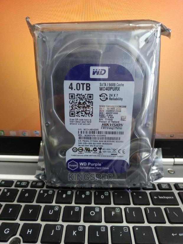 Wd Purple 4tb Surveillance Harddisk Drive - main view