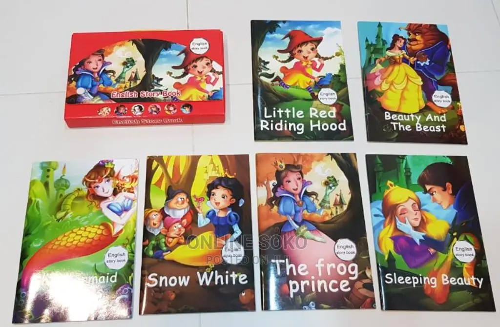 Kids Classic Fairy Tales - 6in1 Mini Library Storybooks