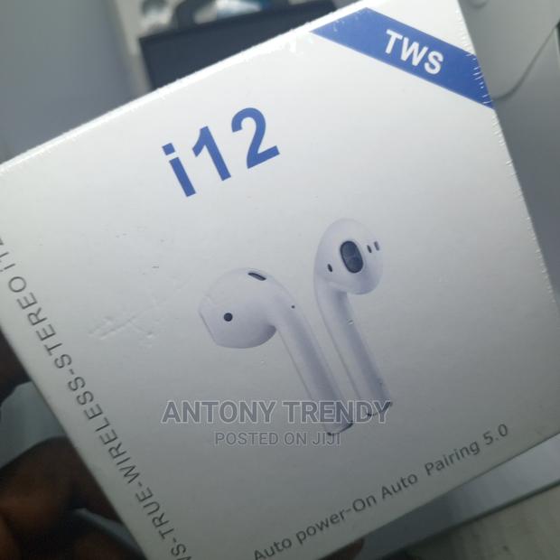 I12 TWS Double Earbuds, Bluetooth Earphones.