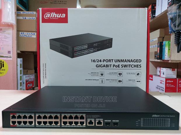 Dahua 24-Port Unmanaged L2 Poe Switch - main view