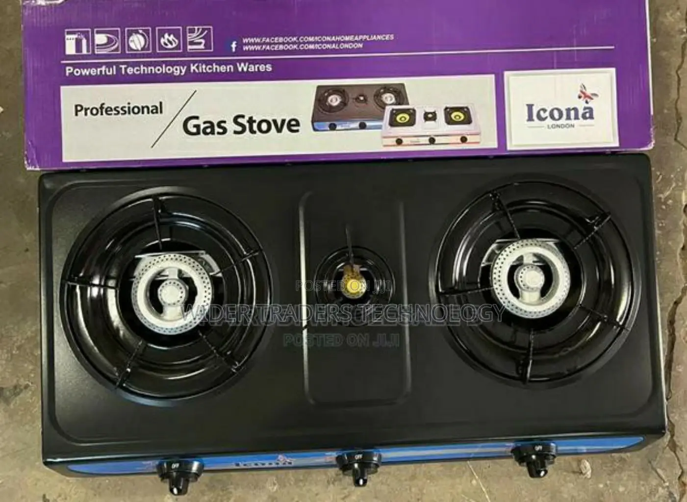 Nunix 3 Burner Auto Ignition Glass Top,Low Gas Consumption