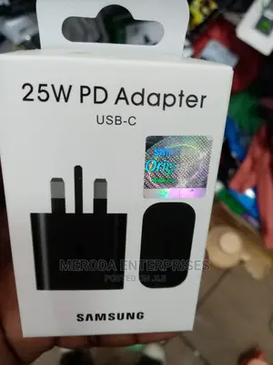 Samsung 25W Adapter Usb C Charger Black