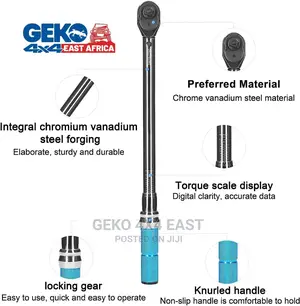 Torque Wrench, High Precision Ratchet Wrench 1/2" 20~210