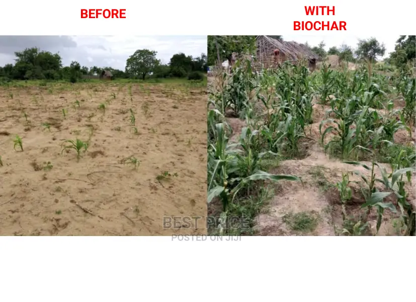 100% Organic Fertiliser, Natural Bio Fertilizer Biochar 50kg Size Bag