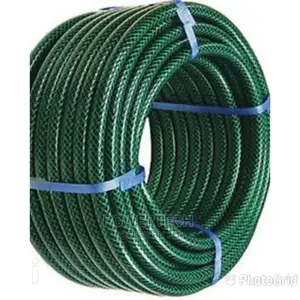 3/4" Garden Braided Hose Pipe - 25m Green