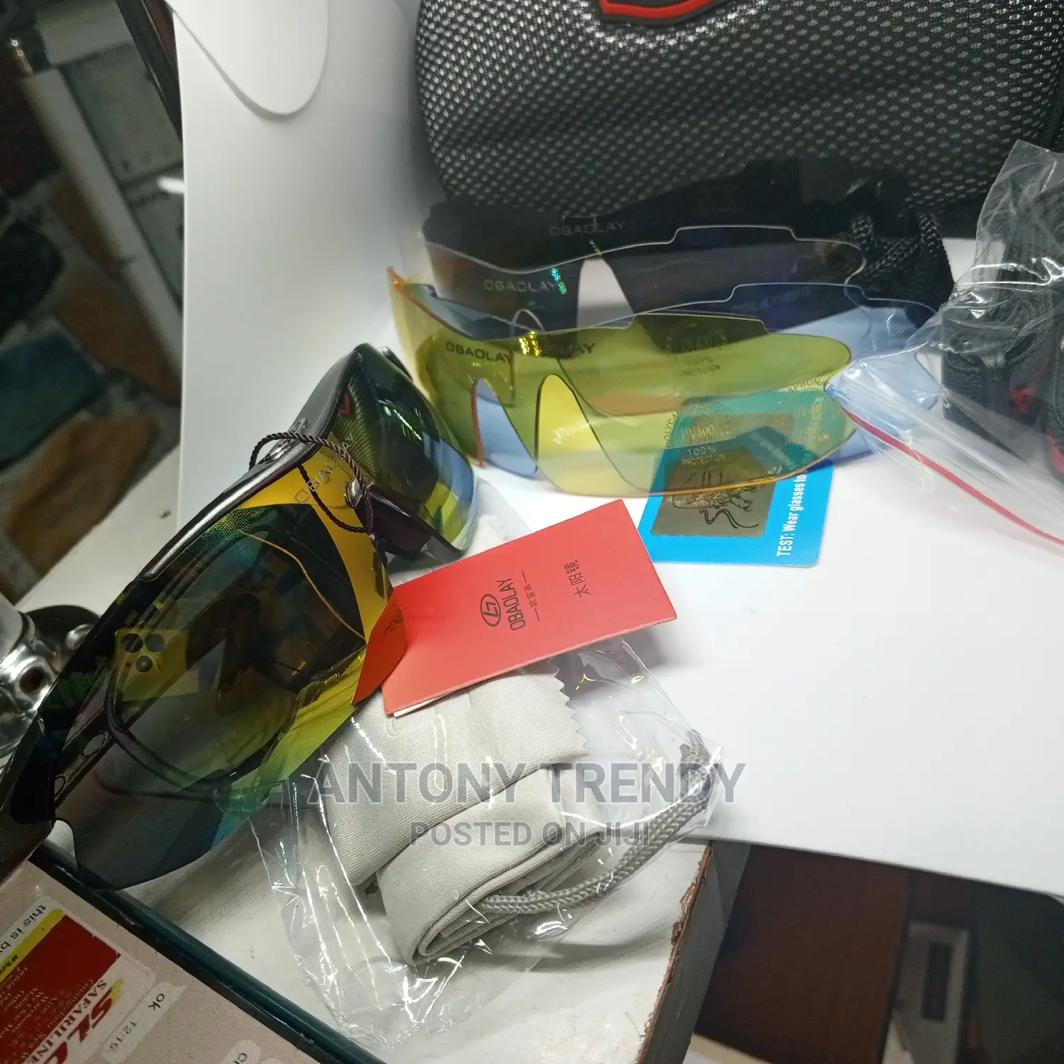 Sports Cycling Glasses 5 Lenses
