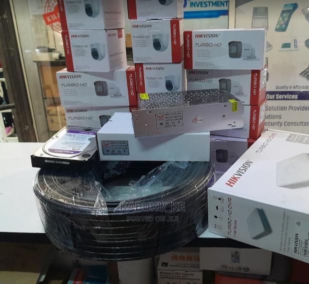 Hikvision 8 Channel DVR Kit With 8 CCTV Cameras