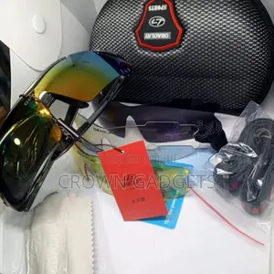Polarised Sports Sunglasses, 5 Interchangeable Lens
